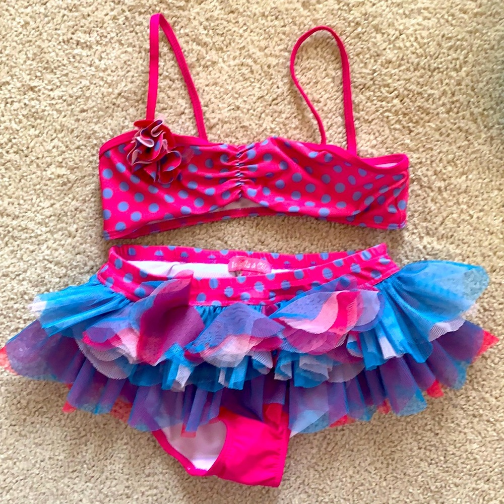 Isobella and & Chloe Bikinis (size 7 or 6x)